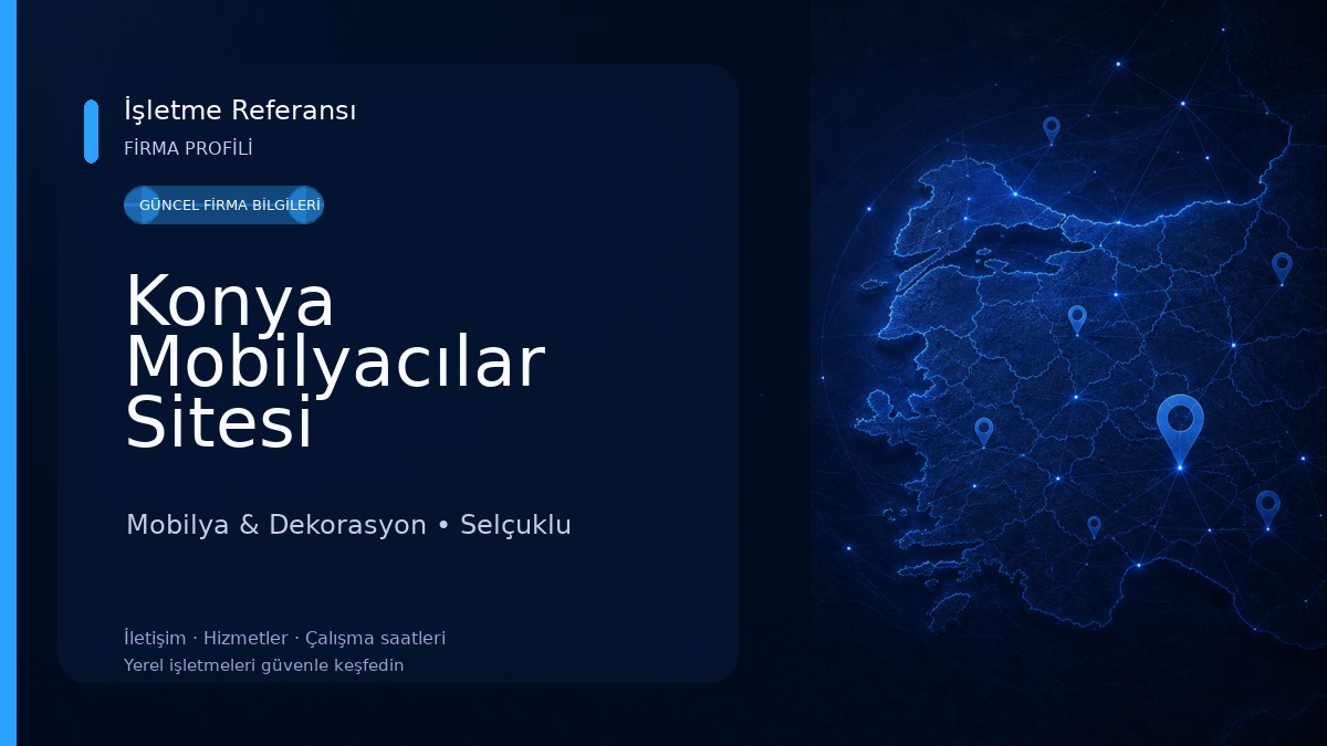 Konya Mobilyacılar Sitesi Mobilya & Dekorasyon