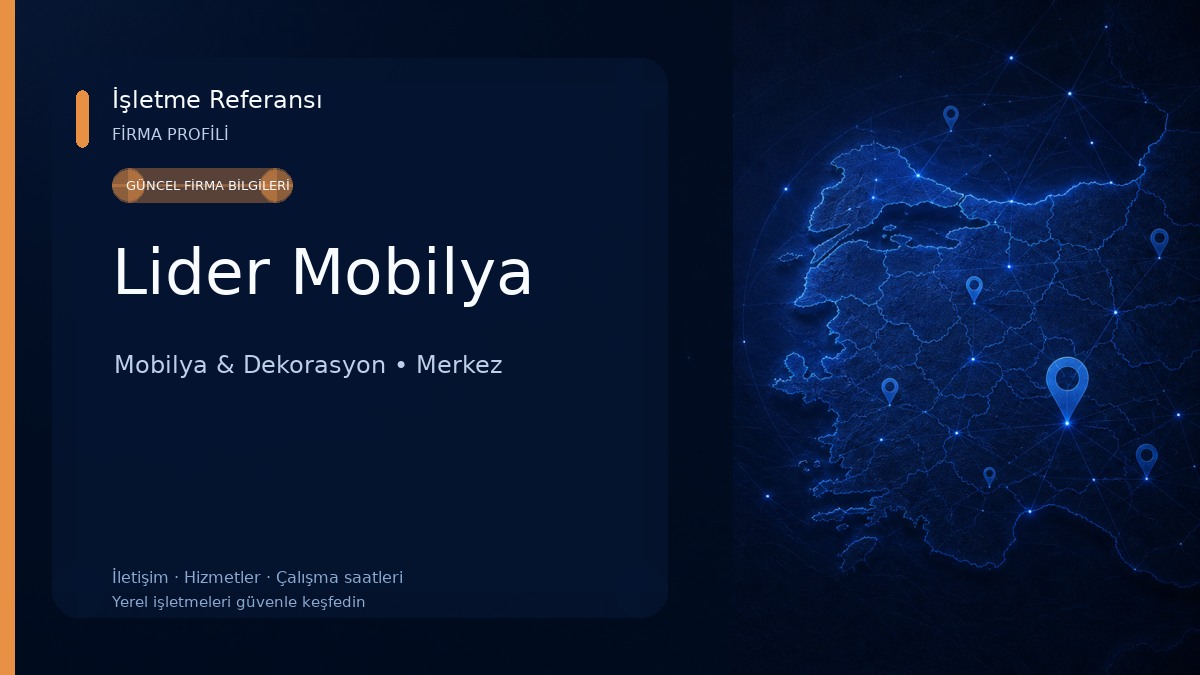 Lider Mobilya Mobilya & Dekorasyon