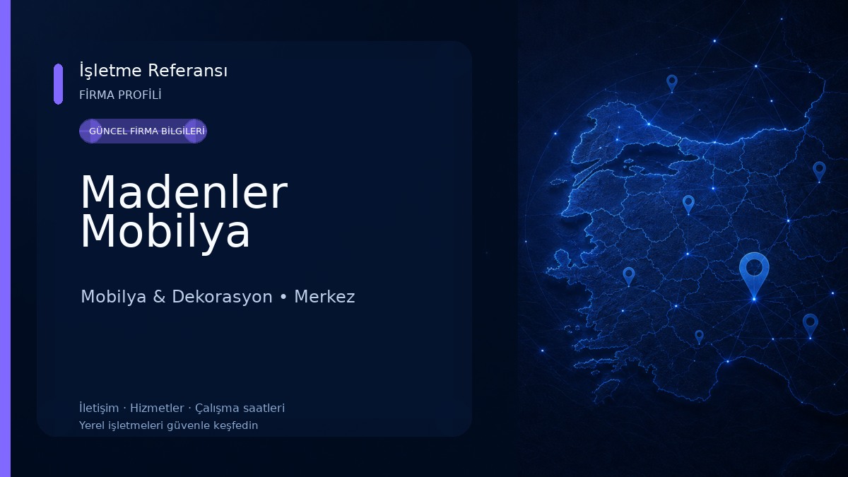 Madenler Mobilya Mobilya & Dekorasyon