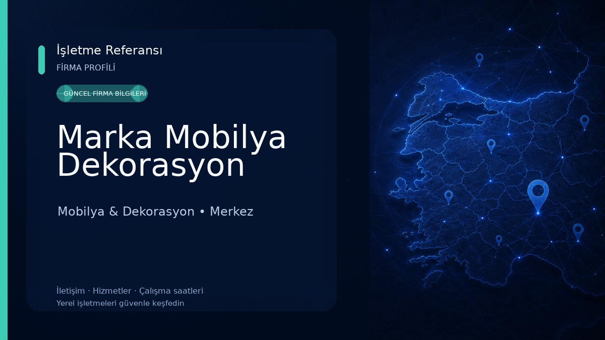 Marka Mobilya Dekorasyon Mobilya & Dekorasyon