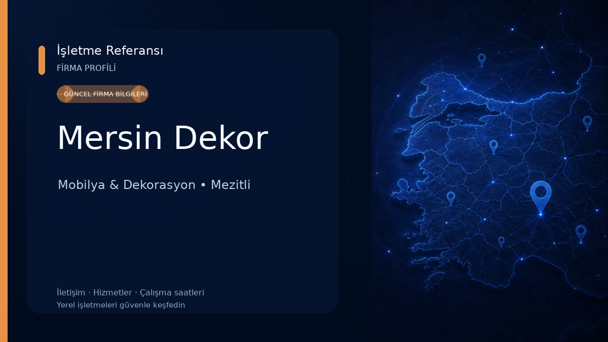Mersin Dekor Mobilya & Dekorasyon