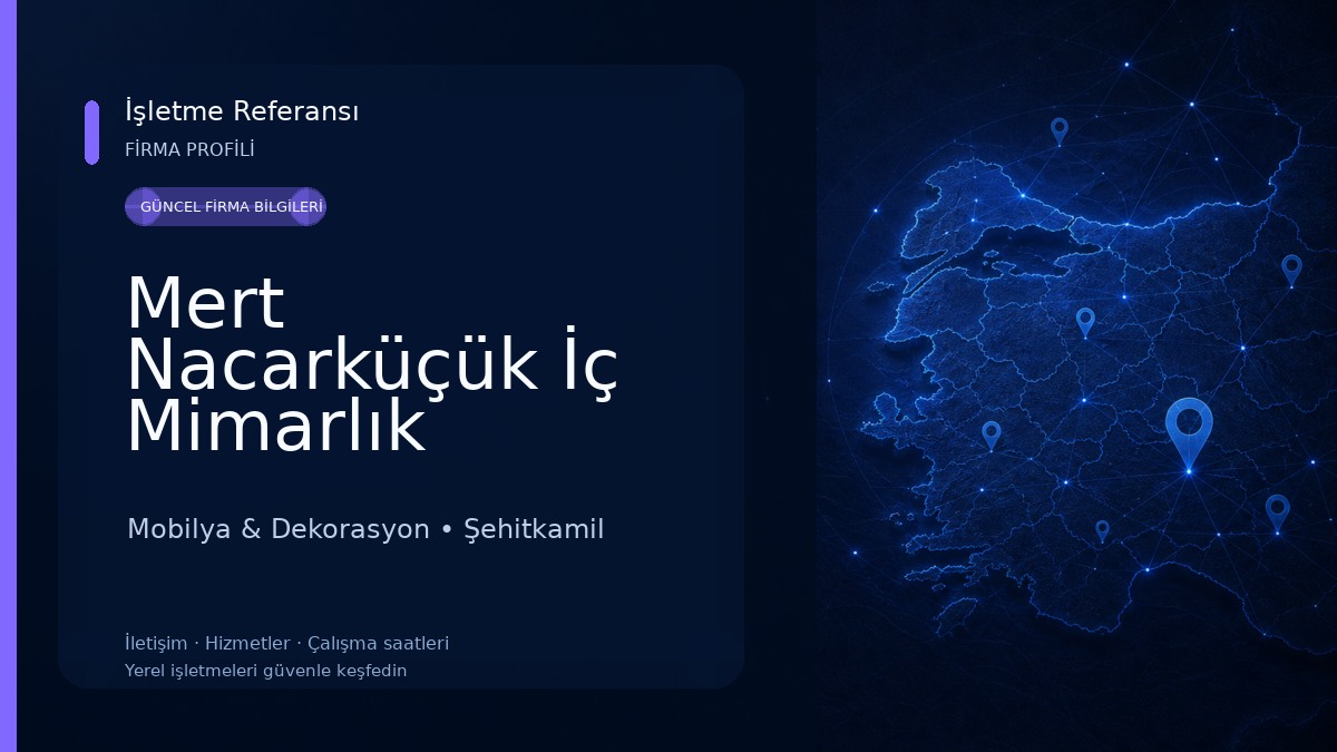 Mert Nacarküçük İç Mimarlık Mobilya Dekorasyon San. Tic. Ltd. Şti. Mobilya & Dekorasyon