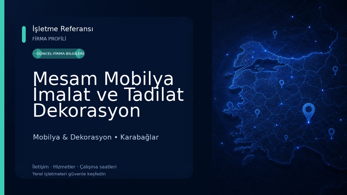 Mesam Mobilya İmalat ve Tadilat Dekorasyon Karabağlar İzmir Mobilya & Dekorasyon
