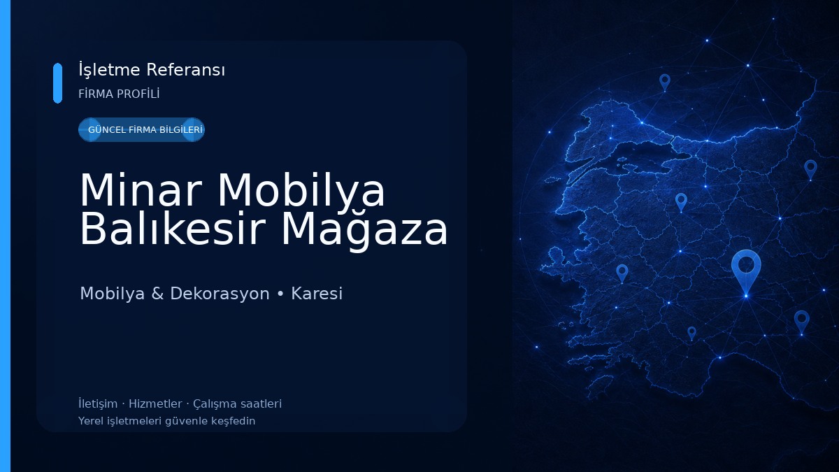 Minar Mobilya Balıkesir Mağaza 