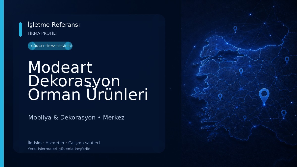 Modeart Dekorasyon Orman Ürünleri Mobilya İnş. San. Ve Tic.Ltd.Şti. Mobilya & Dekorasyon