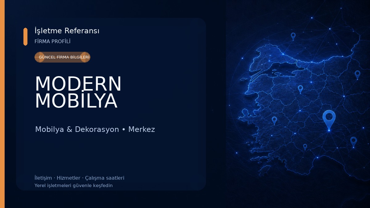 MODERN MOBİLYA Mobilya & Dekorasyon