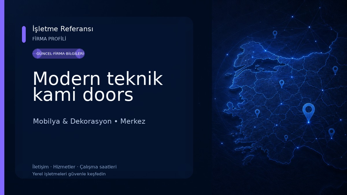Modern teknik kami doors Mobilya & Dekorasyon