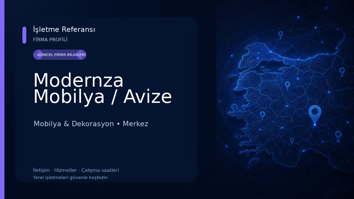 Modernza Mobilya / Avize Mobilya & Dekorasyon