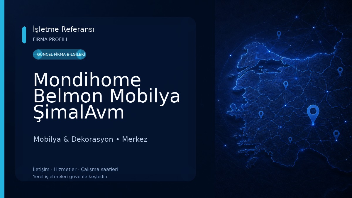 Mondihome Belmon Mobilya ŞimalAvm Mobilya & Dekorasyon
