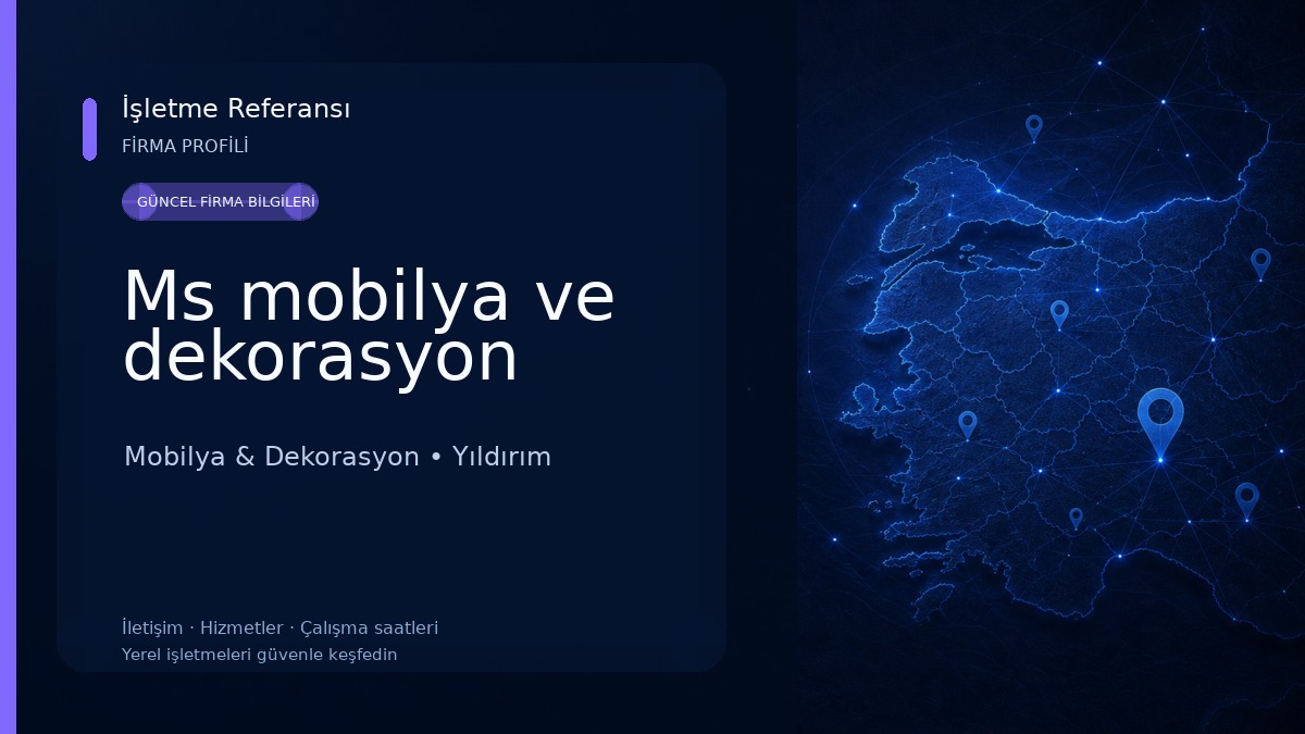 Ms mobilya ve dekorasyon Mobilya & Dekorasyon