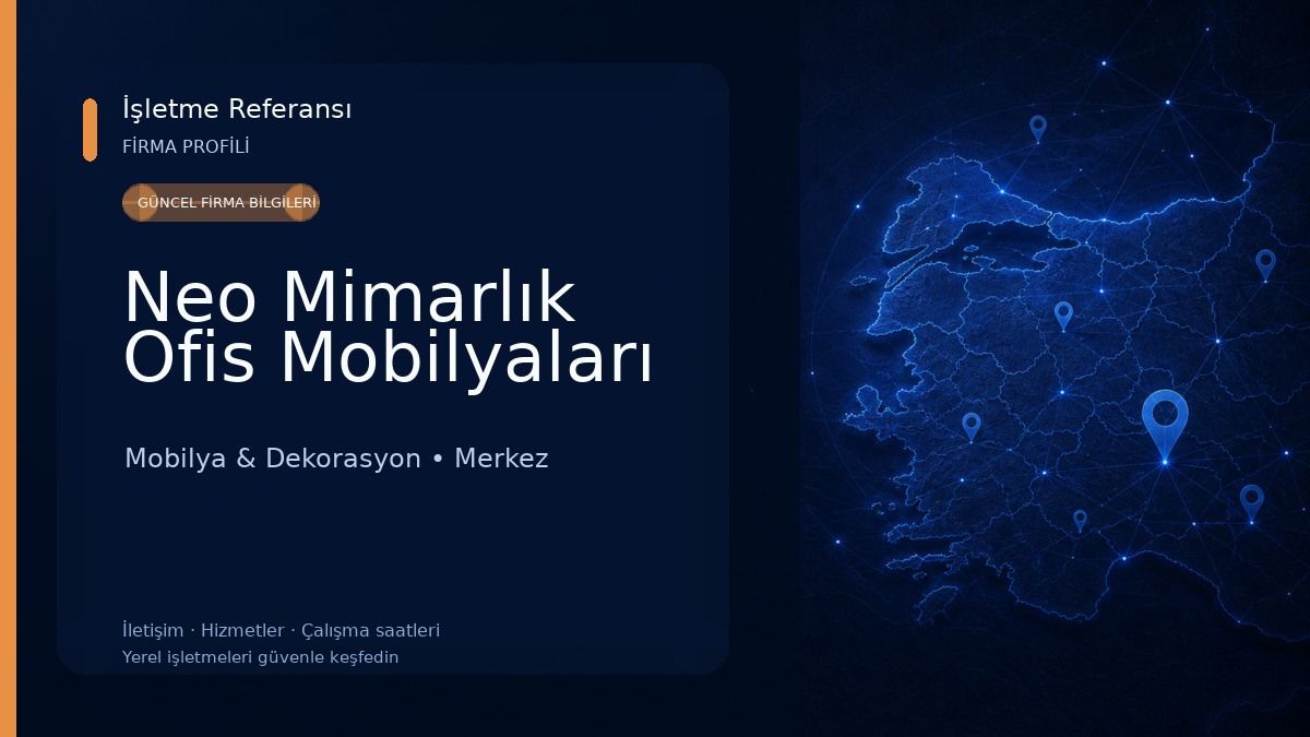 Neo Mimarlık Ofis Mobilyaları Mobilya & Dekorasyon