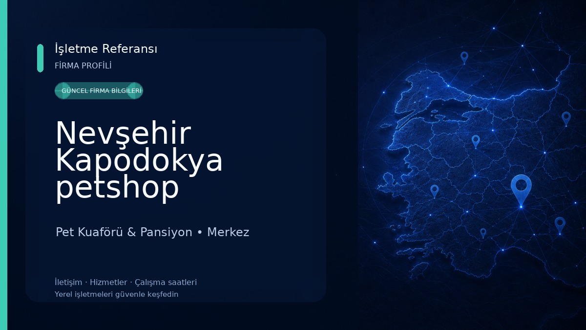 Nevşehir Kapodokya petshop 