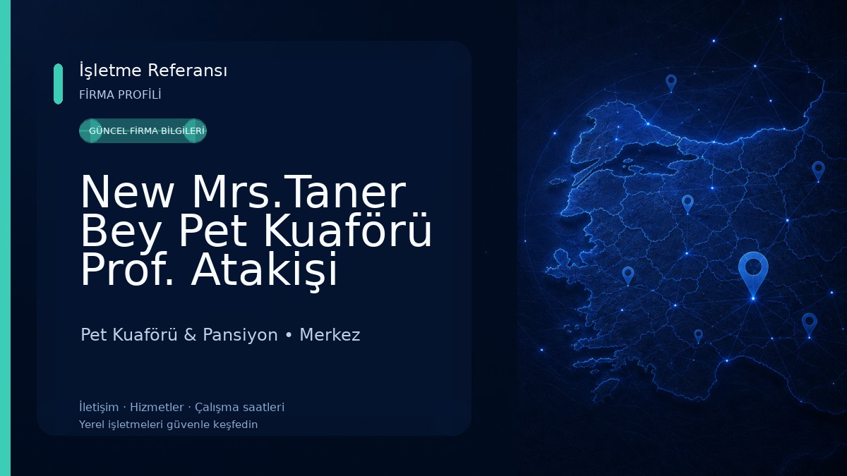 New Mrs.Taner Bey Pet Kuaförü Prof. Atakişi Pet Kuaförü & Pansiyon