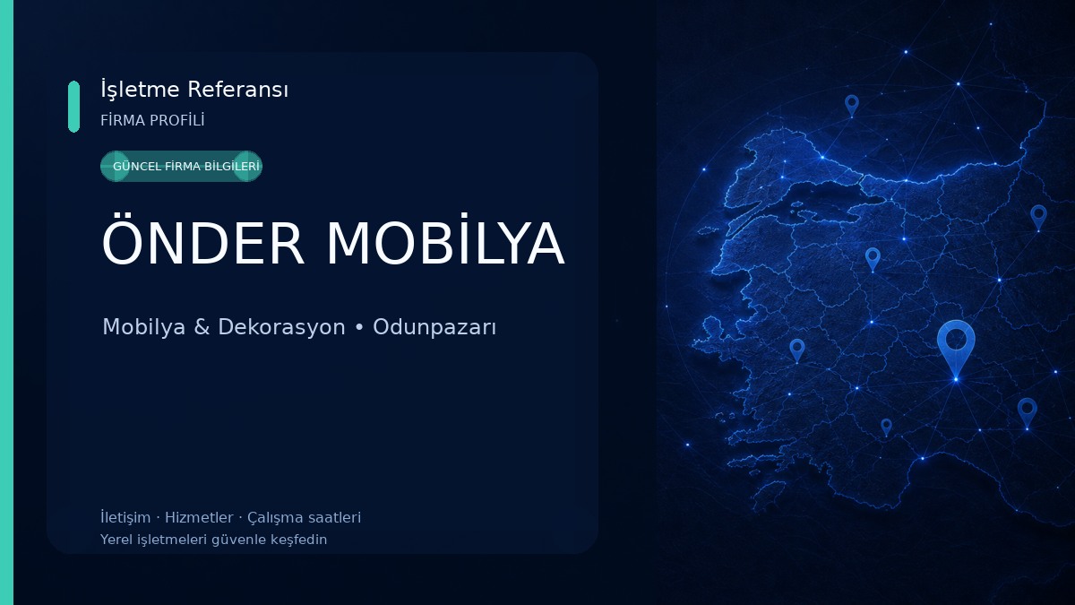 ÖNDER MOBİLYA Mobilya & Dekorasyon