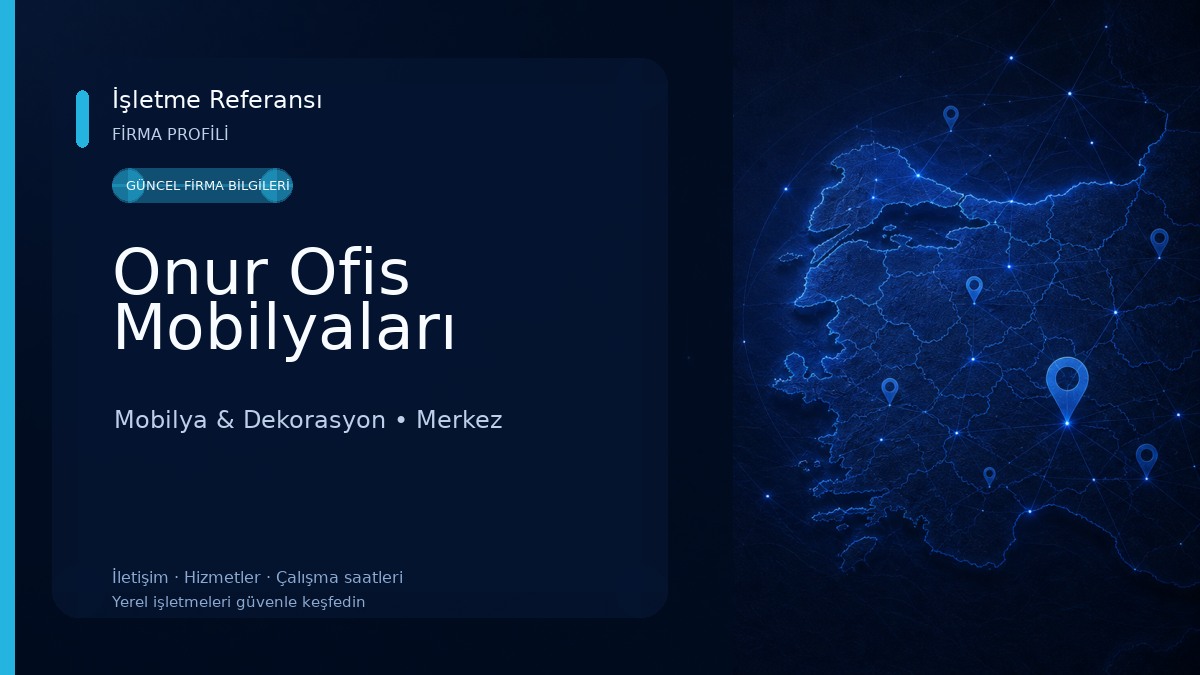 Onur Ofis Mobilyaları Mobilya & Dekorasyon