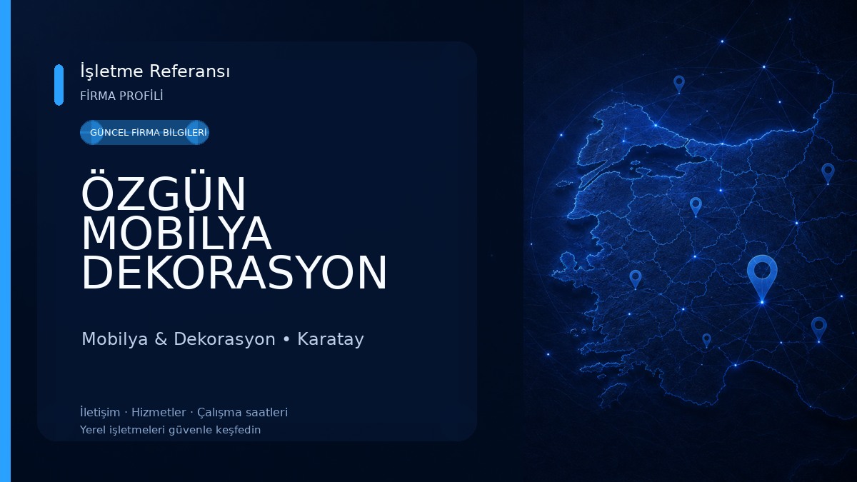 ÖZGÜN MOBİLYA DEKORASYON Mobilya & Dekorasyon