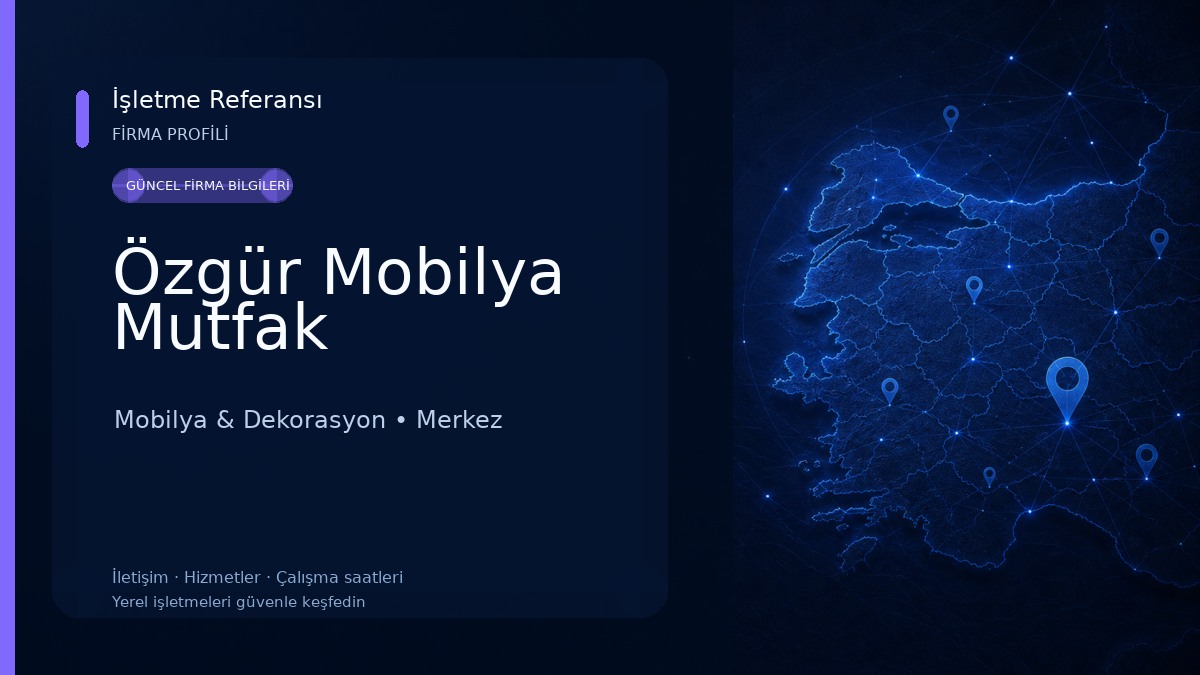 Özgür Mobilya Mutfak Mobilya & Dekorasyon