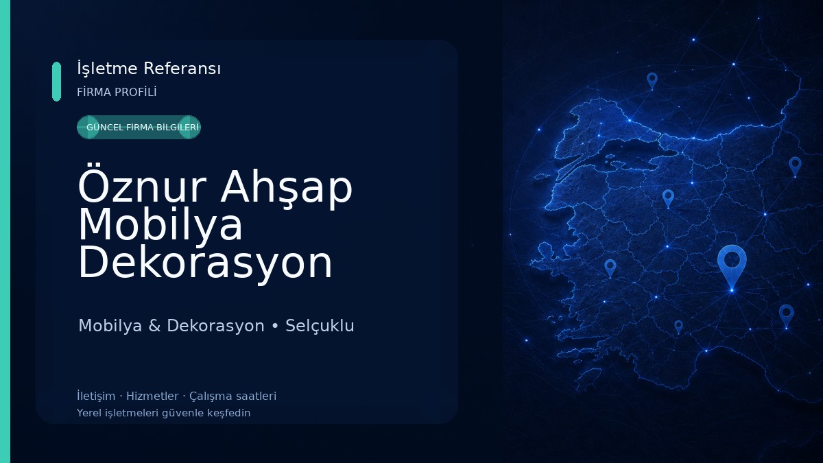 Öznur Ahşap Mobilya Dekorasyon Mobilya & Dekorasyon