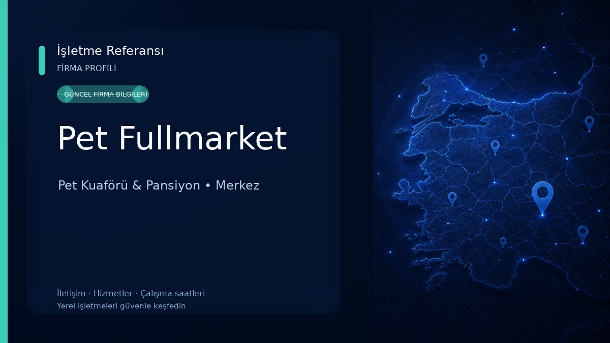 Pet Fullmarket Pet Kuaförü & Pansiyon