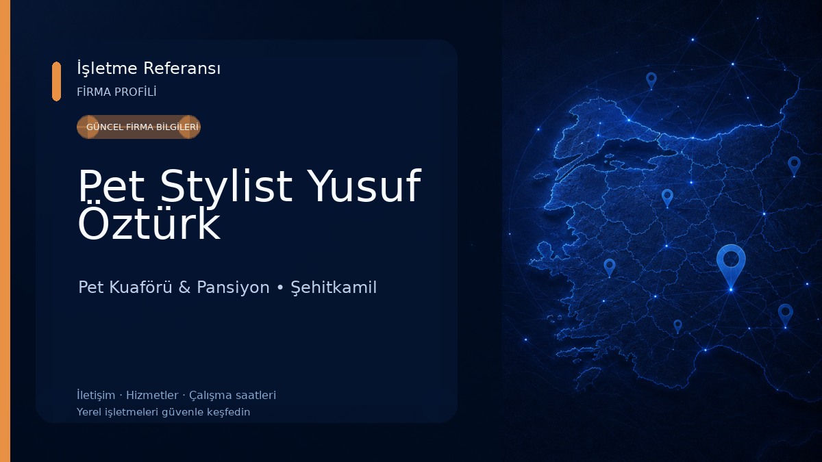 Pet Stylist Yusuf Öztürk 