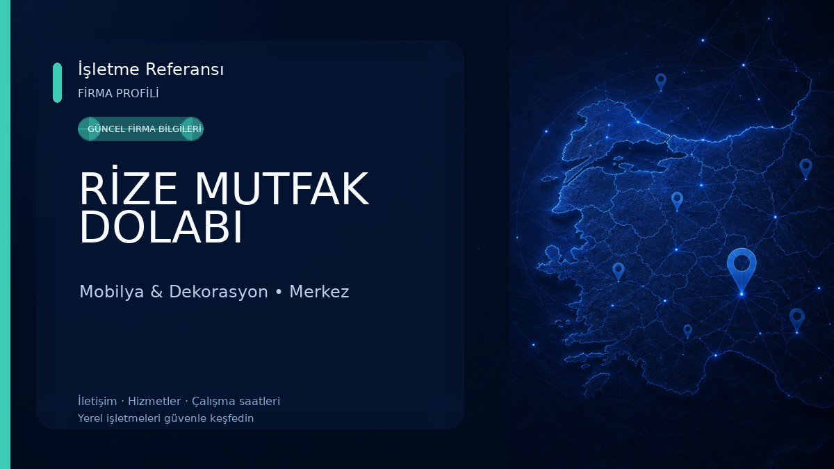 RİZE MUTFAK DOLABI Mobilya & Dekorasyon
