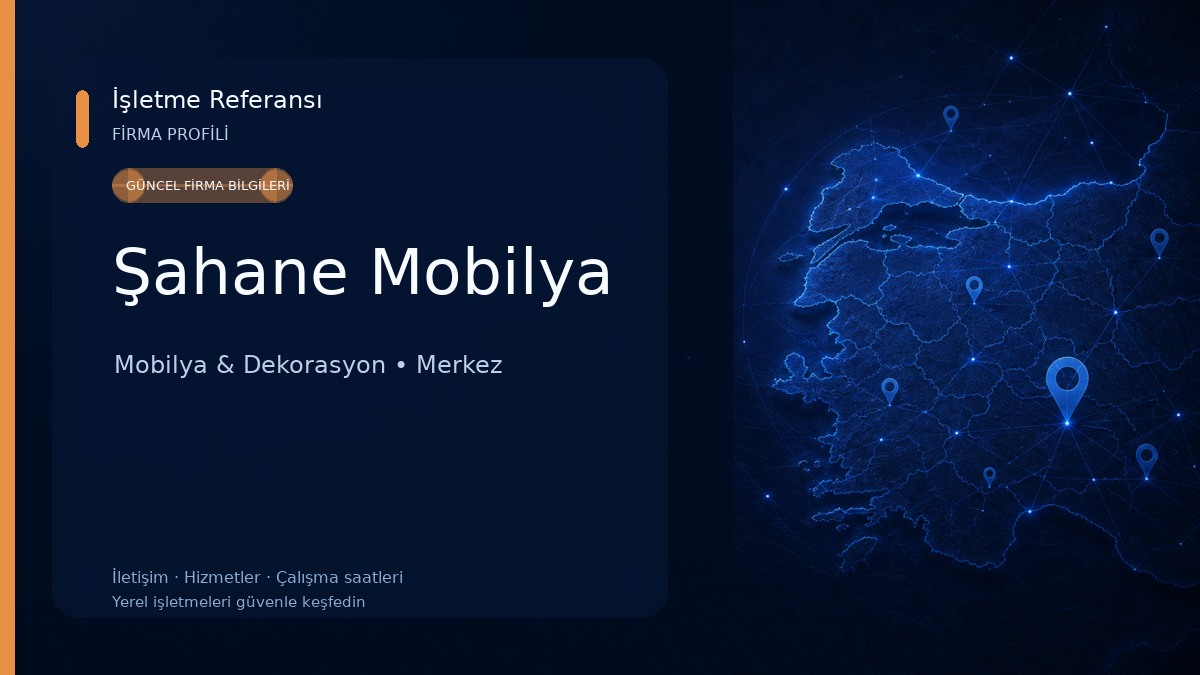 Şahane Mobilya Mobilya & Dekorasyon