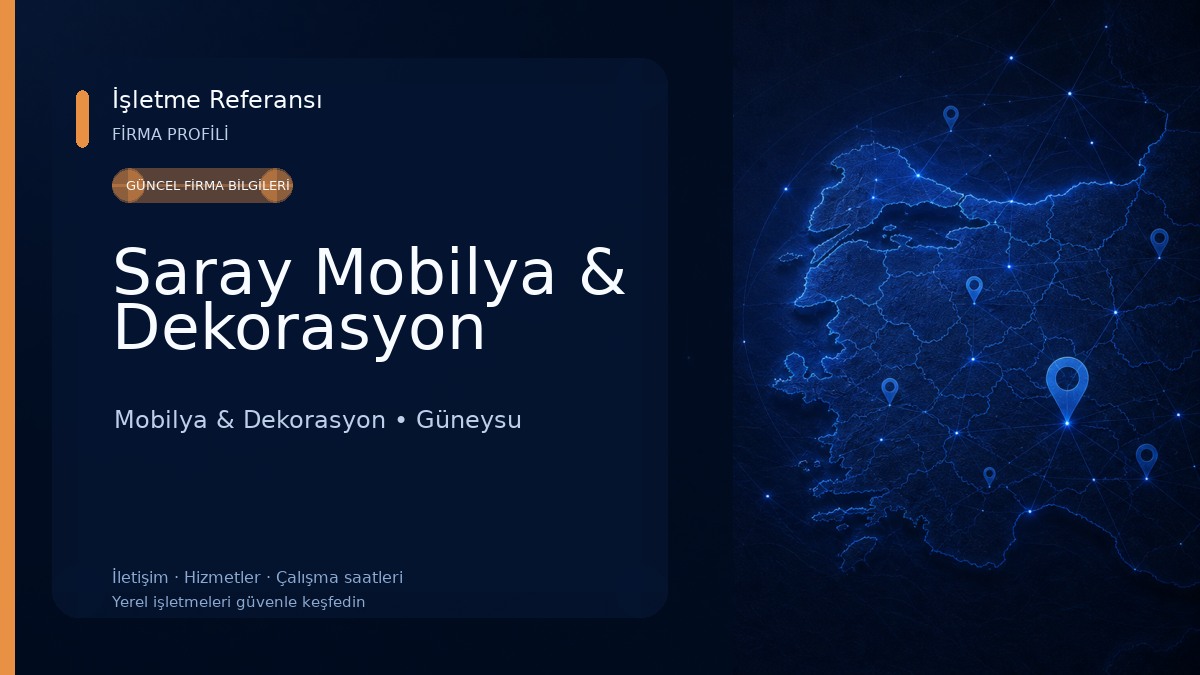 Saray Mobilya & Dekorasyon Mobilya & Dekorasyon