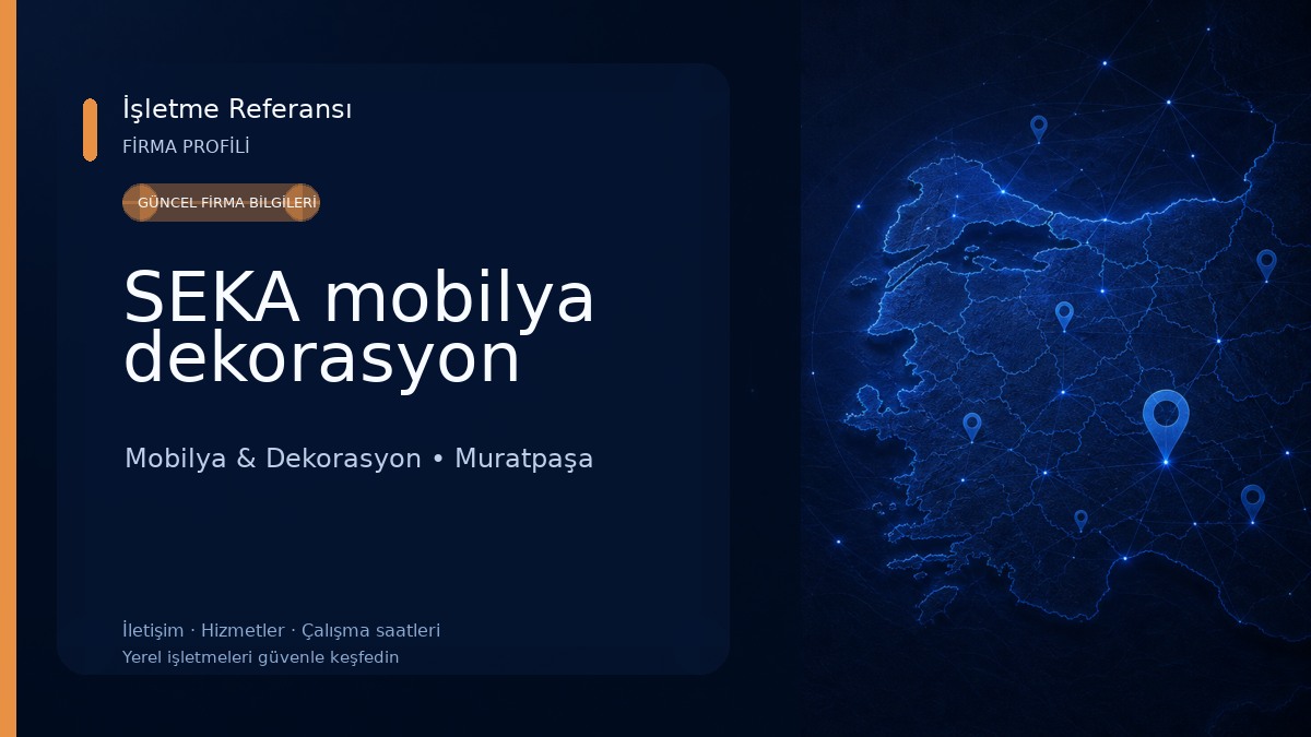 SEKA mobilya dekorasyon Mobilya & Dekorasyon