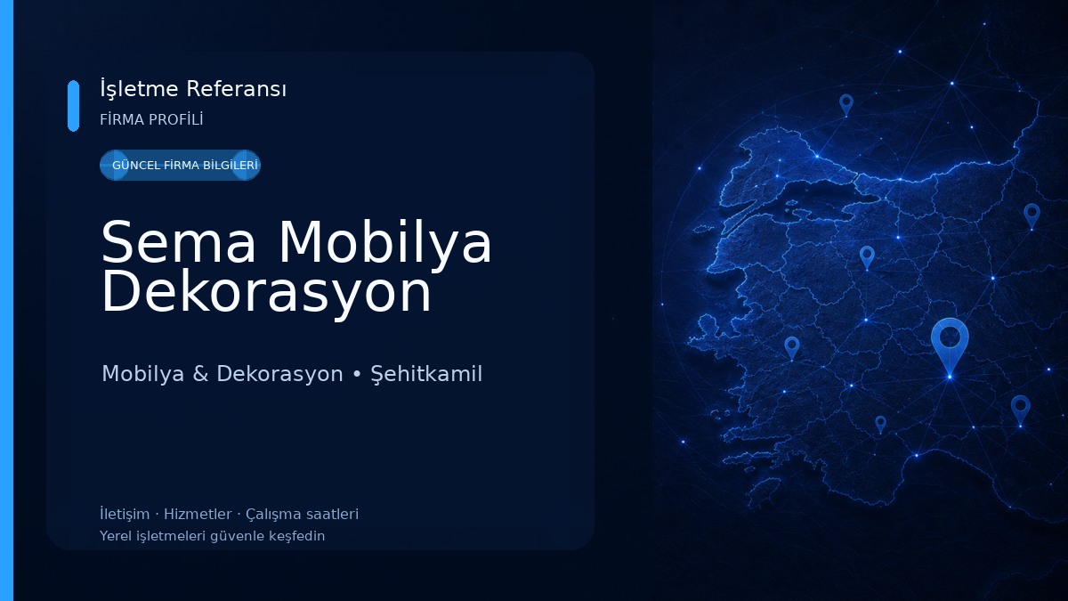 Sema Mobilya Dekorasyon Mobilya & Dekorasyon