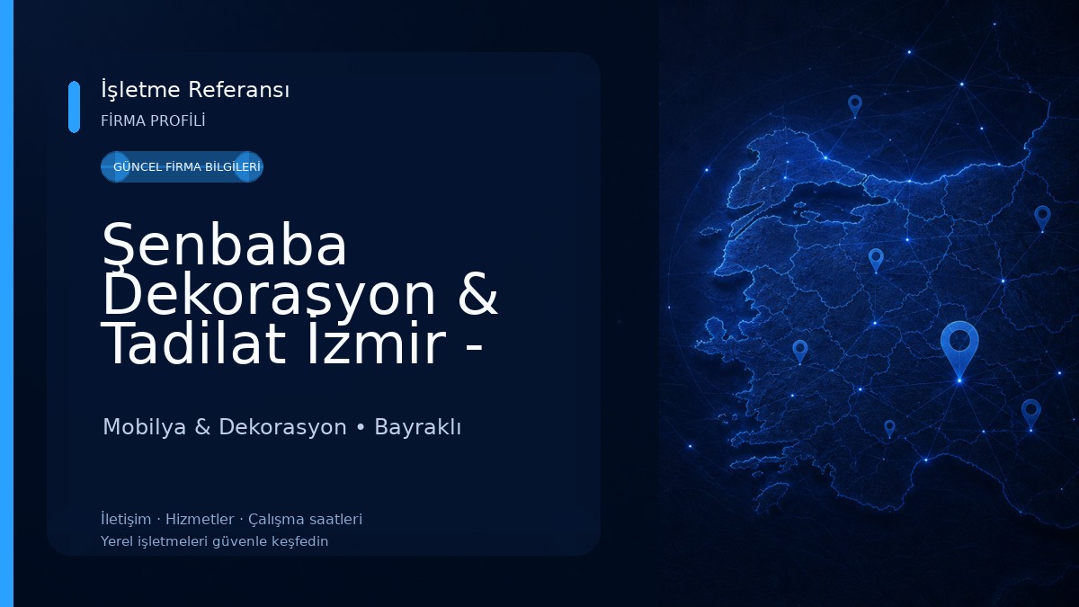Şenbaba Dekorasyon & Tadilat İzmir - Banyo Tadilat - Mutfak Tadilatı - Anahtar Teslim Komple Ev Tadilat Mobilya & Dekorasyon