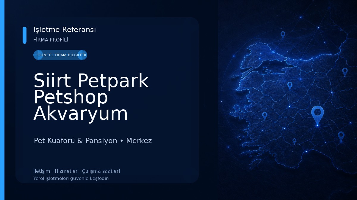 Siirt Petpark Petshop Akvaryum Pet Kuaförü & Pansiyon