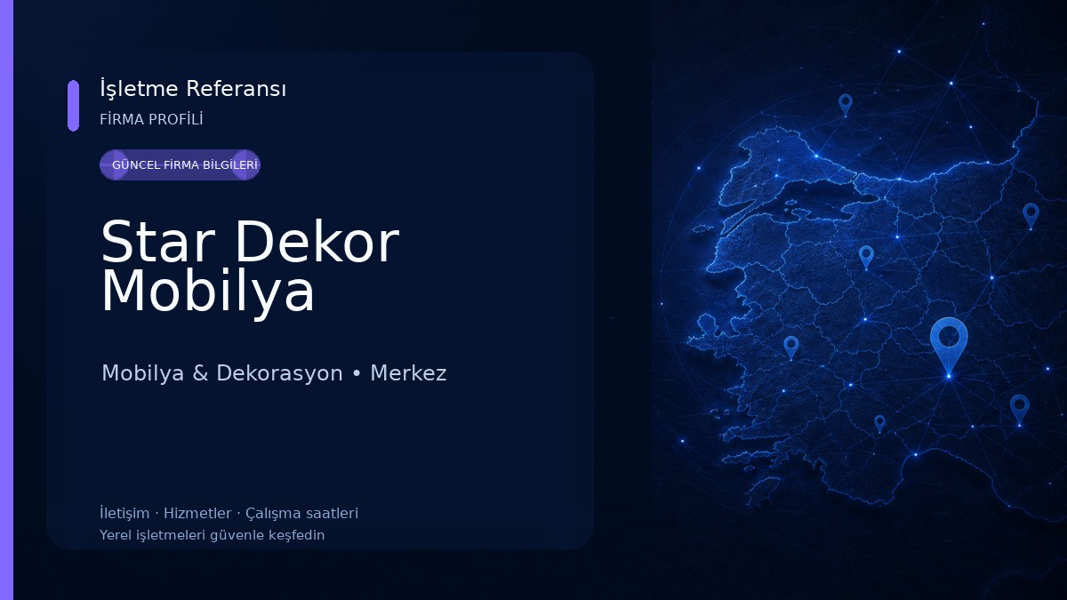 Star Dekor Mobilya Mobilya & Dekorasyon