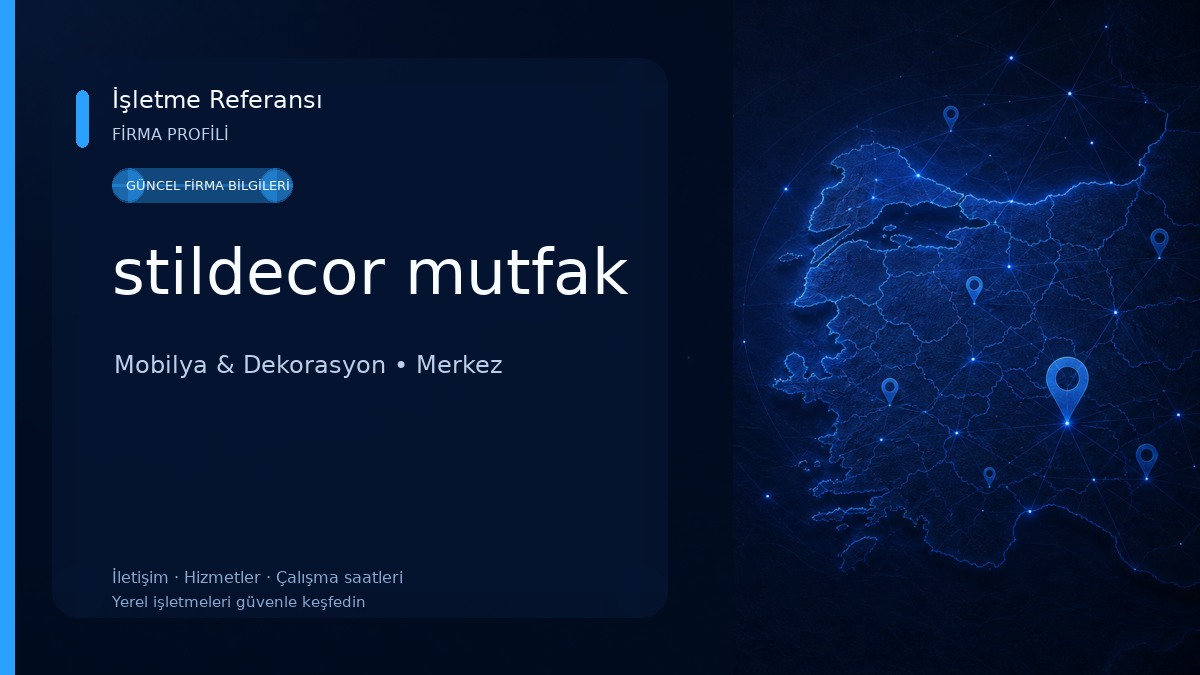 stildecor mutfak Mobilya & Dekorasyon