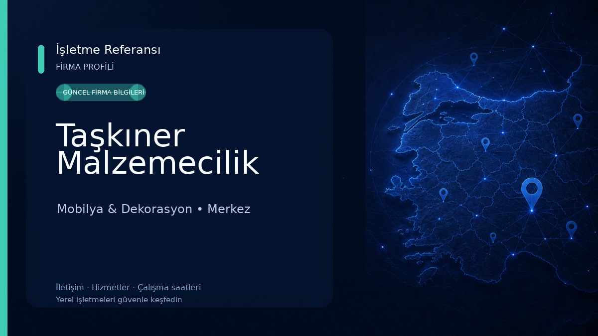 Taşkıner Malzemecilik Mobilya & Dekorasyon