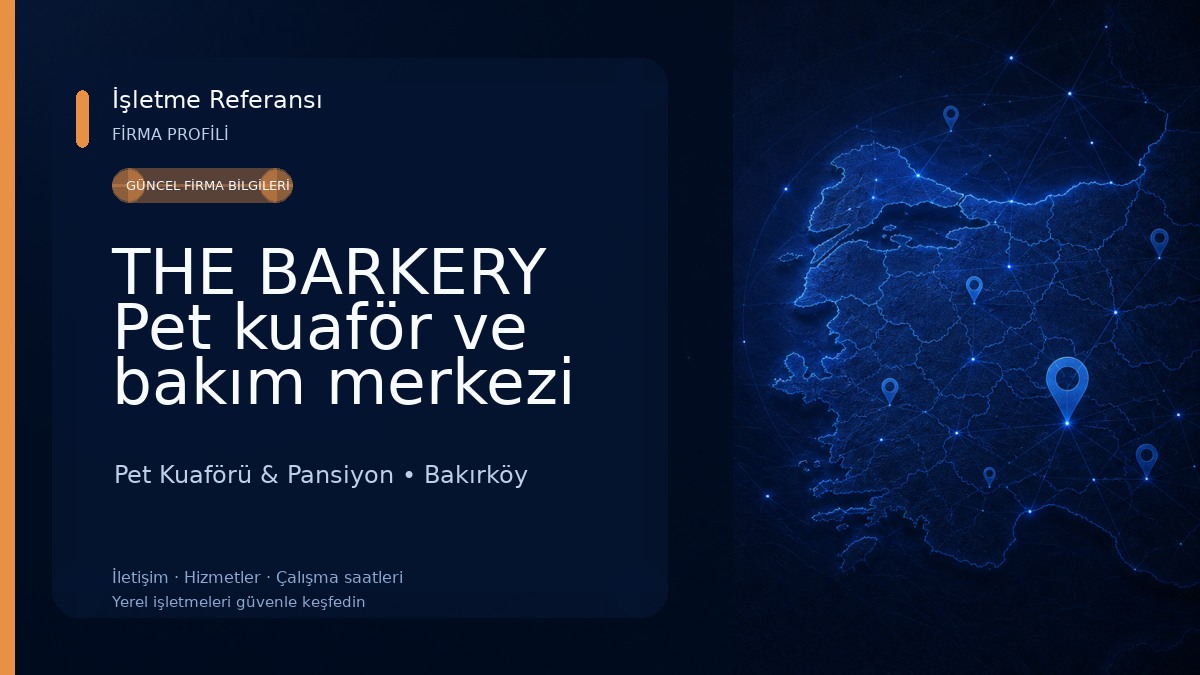 THE BARKERY Pet kuaför ve bakım merkezi Pet Kuaförü & Pansiyon
