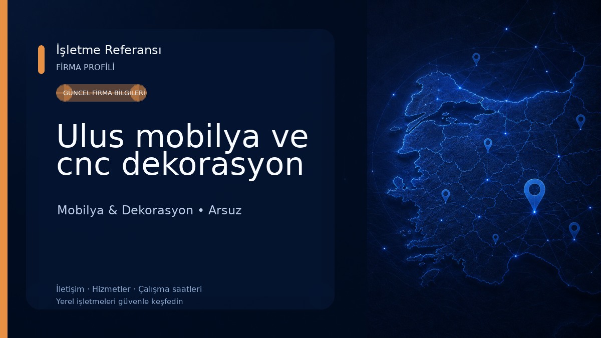 Ulus mobilya ve cnc dekorasyon Mobilya & Dekorasyon