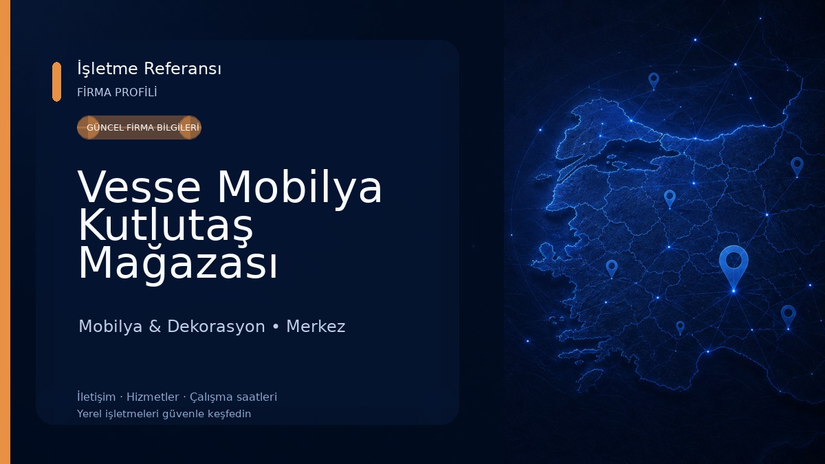 Vesse Mobilya Kutlutaş Mağazası Mobilya & Dekorasyon