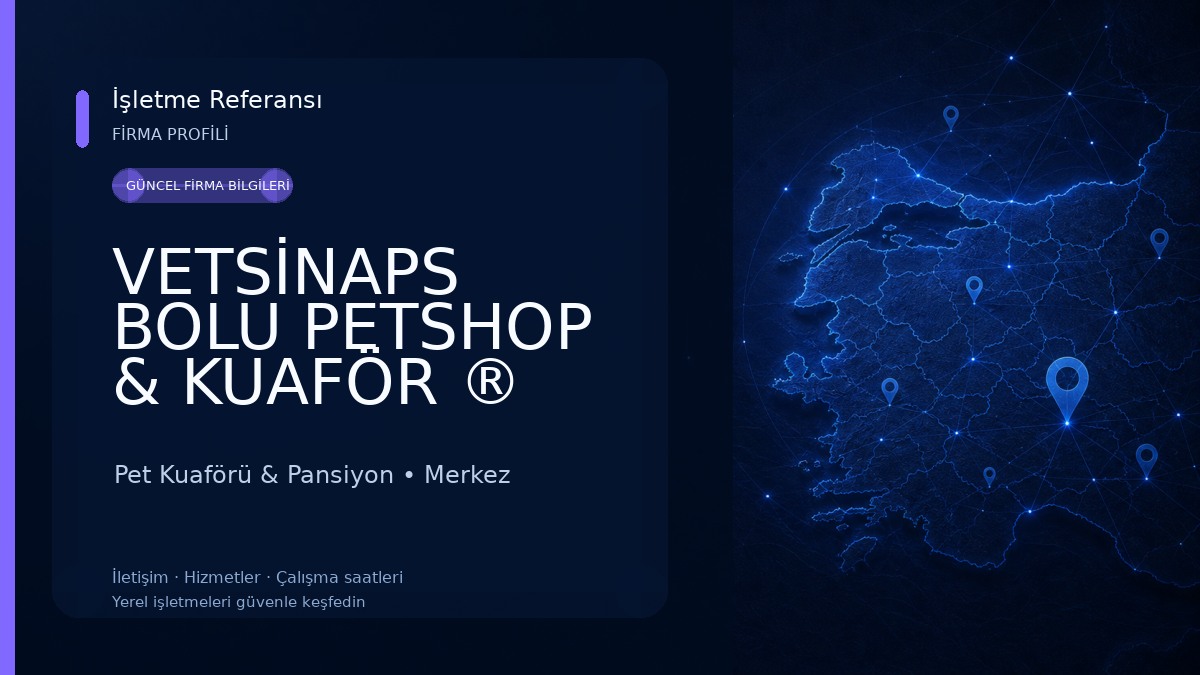 VETSİNAPS BOLU PETSHOP & KUAFÖR ®️ Pet Kuaförü & Pansiyon