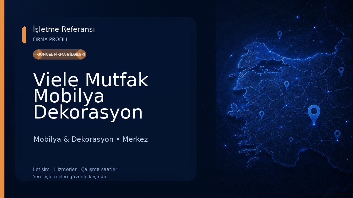 Viele Mutfak Mobilya Dekorasyon San.Tic.Ltd.Şti. Mobilya & Dekorasyon