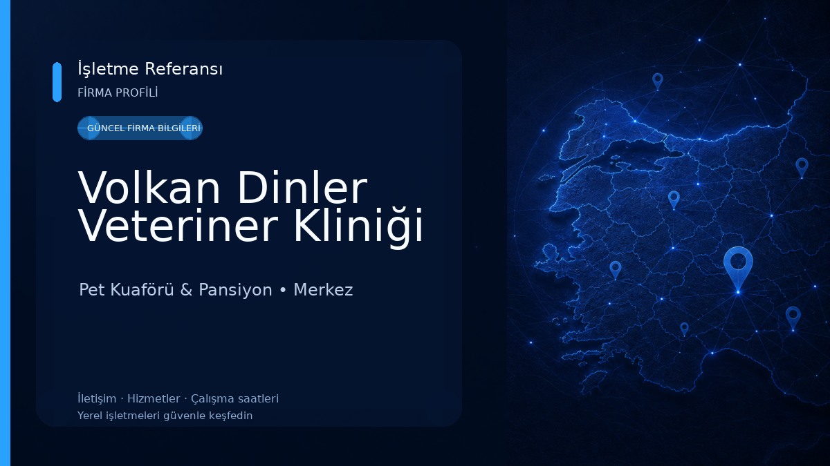 Volkan Dinler Veteriner Kliniği Pet Kuaförü & Pansiyon