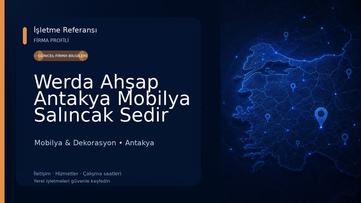 Werda Ahşap Antakya Mobilya Salıncak Sedir Ahşap Dekorasyon ve Kündekâri restorasyon Mobilya & Dekorasyon