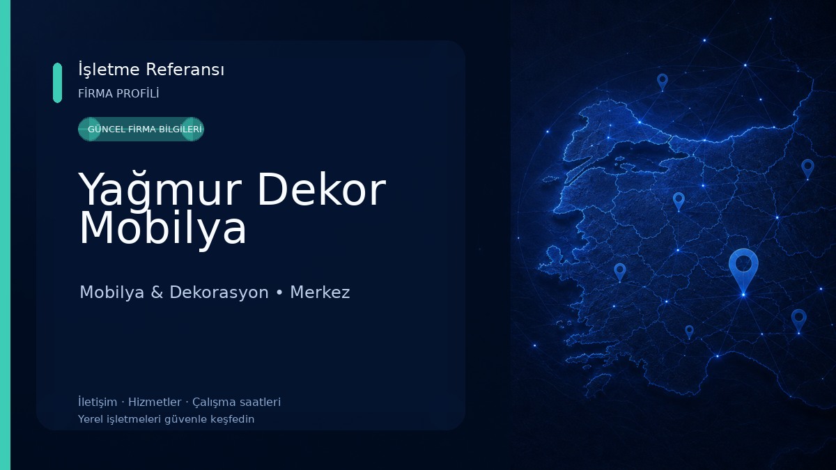 Yağmur Dekor Mobilya 