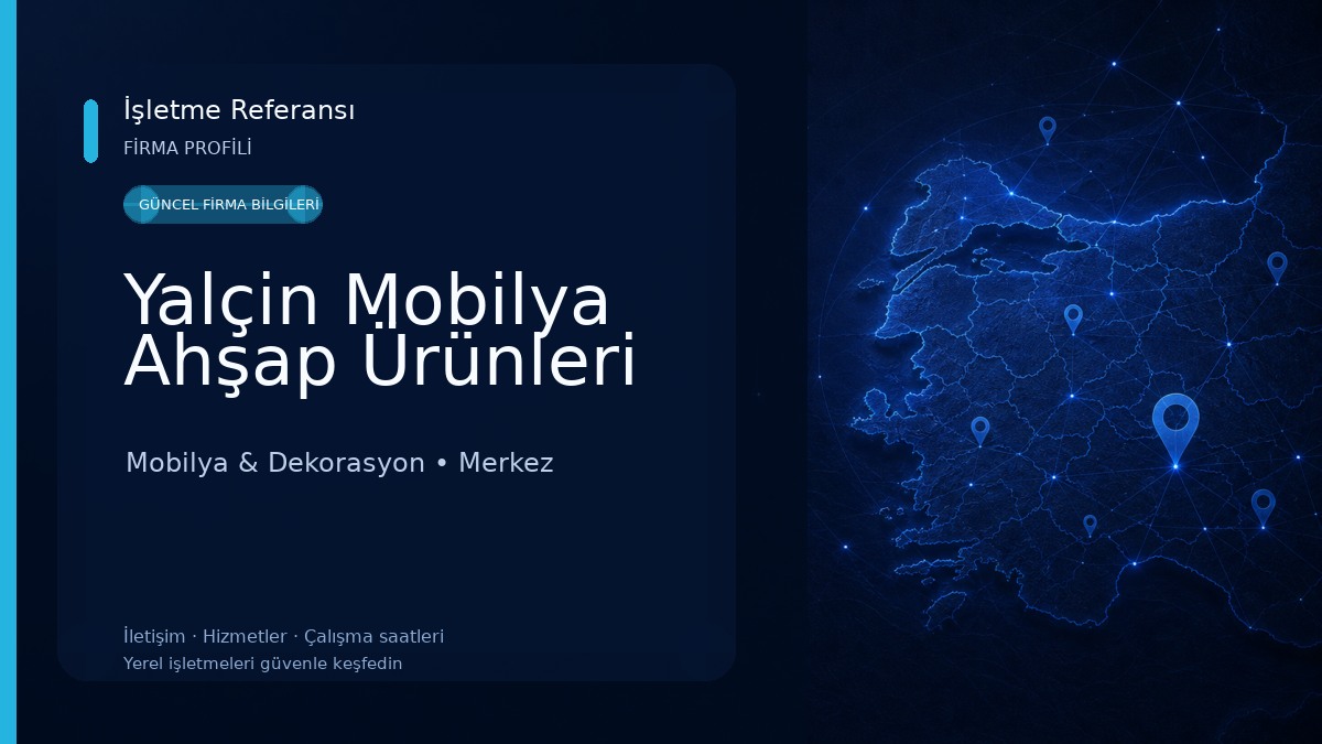 Yalçin Mobilya Ahşap Ürünleri Mobilya & Dekorasyon