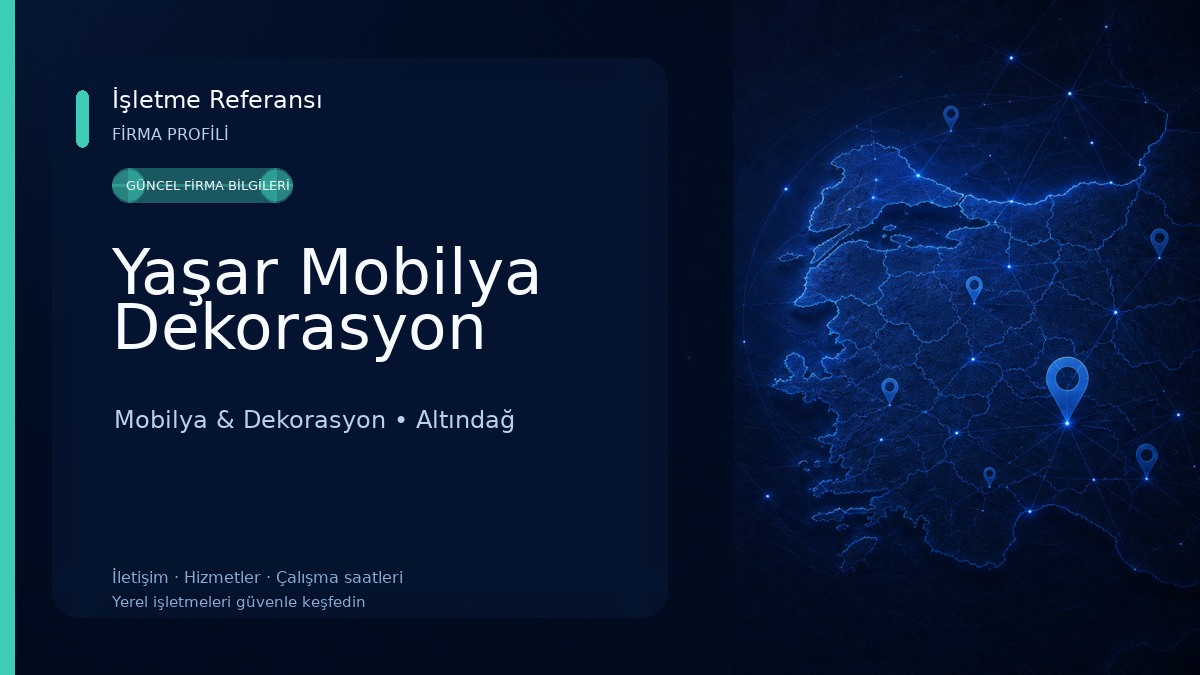 Yaşar Mobilya Dekorasyon Mobilya & Dekorasyon