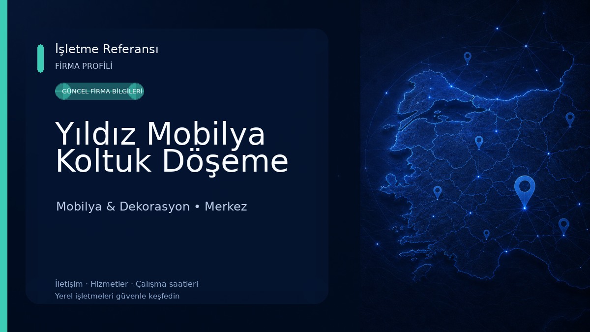 Yıldız Mobilya Koltuk Döşeme Mobilya & Dekorasyon